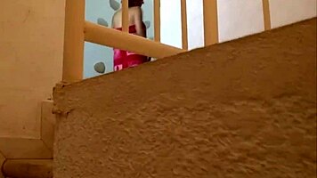 Roommate spies on Dana Barzagli and Luna masturbating in jacuzzi