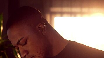 Petite latina with tight pussy fucks ebony husband after work in interracial sex.