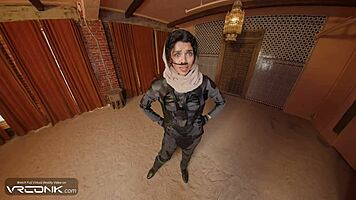 Chani rides huge cock in VR! 😍