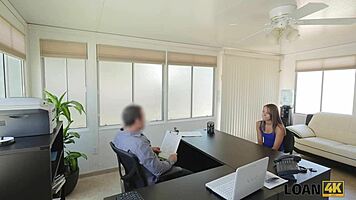 loan4k trip expensive so babe gets fucked for loan