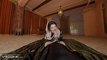 Chani rides huge cock in VR! 😍