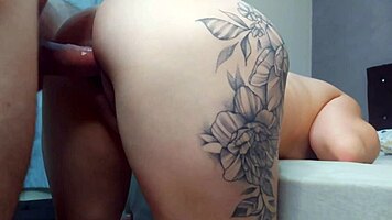 the wife cheats with her husband's friend while he's out, banging hard in their home