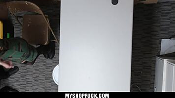 Teen Enters Changing Room With Suspicious Merchandise.