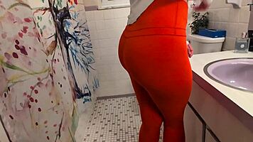 hot wet pee desperation and golden shower