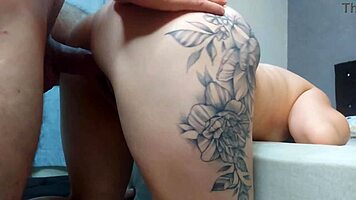 the wife cheats with her husband's friend while he's out, banging hard in their home