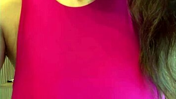 Does she suck those big milky tits?