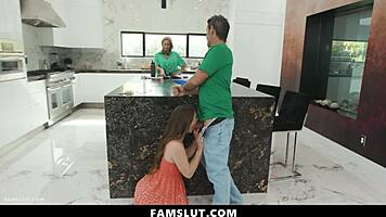 Wearing green isnt enough guy fucks young girl in taboo affair