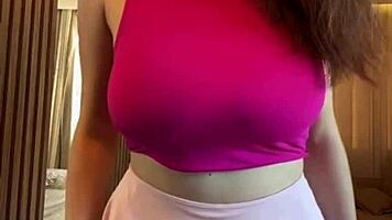 Does she suck those big milky tits?