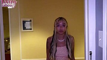 Huge cock Seth Brogan creampies Gia Dibella's wet cunt in deep doggystyle action