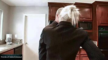 Sexy blonde licked and fucked