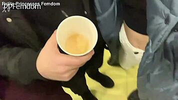 Public humiliation spitting by petite teen amateurs princesses femdom outdoors