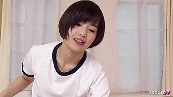 Petite Japanese Teen Learns Uncensored Lessons From Teacher