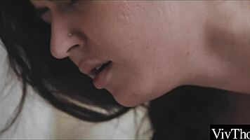 Sexy lesbian lovers passionately finger and lick each other to multiple orgasms