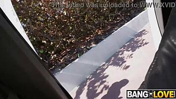 funsized megan's ride from street to steamy encounter