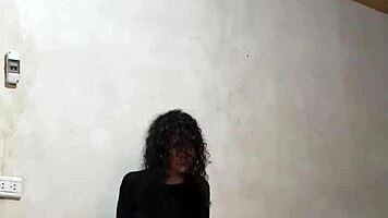 I accidently spied on the busty colombian studen't undressing during the study trip