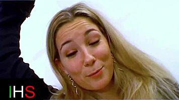 Sexy curvy blonde girl fucked in pussy and ass