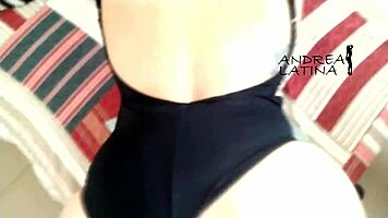 Latina fucked in doggy style