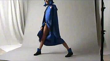 amateur cosplay raven from outdoor public fun