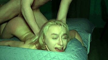 they fucked so hard she had a stroke, rough and passionate in homemade setting