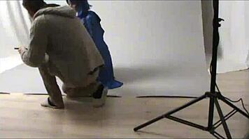 amateur cosplay raven from outdoor public fun