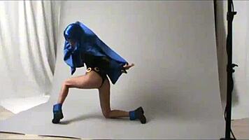 amateur cosplay raven from outdoor public fun