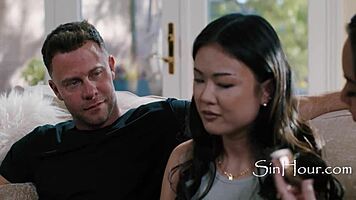 Innocent Asian Girl Gets A Taste Of Domination From Her Couple Friend - Seth Gamble Lulu Chu Kimmy Kimm