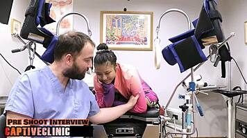 The Doctor's New Sex Slave Raya Nguyen Moans In Intense Domination