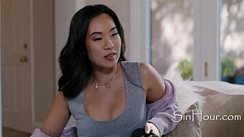 Innocent Asian Girl Gets A Taste Of Domination From Her Couple Friend - Seth Gamble Lulu Chu Kimmy Kimm