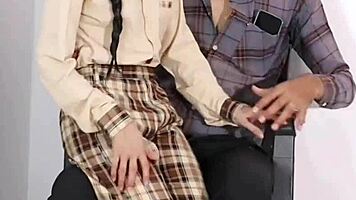 Schoolgirl Feels Rough Fucking By Teacher With Big Cock