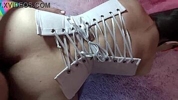 Intense Deep Anal Double Penetration of Rented Latina Wife