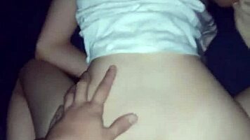 Hey, this young skinny babe is moaning so loud while giving her pussy and ass! 😩