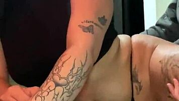 kitchen fuck with latina girlfriend and roommate