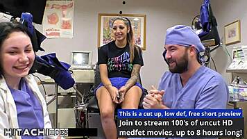 Human Guinea Pig Gets Mandatory Hitachi Orgasms From Nurse Lenna Lux - Stefania Mafra