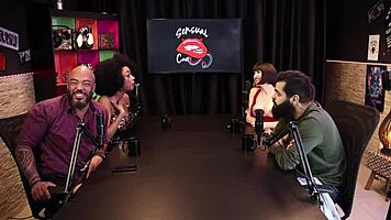 Lady Snow and Lord Kenobi's sensual cast moments in sheer red 😏