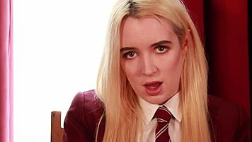 British Student Does Upskirt J.O.I.!