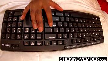 Hot ebony babe gets fucked hard by best friend after game fails