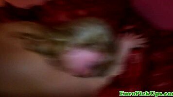 amateur guy picks up european blonde babe for doggystyle fun outdoor