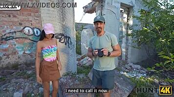 Hunt4k Slutty Brunette Enjoys A Passionate Anal Fuck With A Stranger