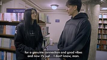 he met her at the library