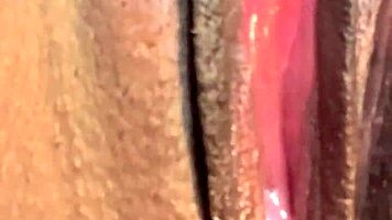 wife cums hard on big black dick