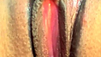 wife cums hard on big black dick