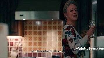 Milf dominates her young 18+ redhead submissive lesbian lover dee williams scarlet skies