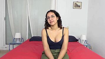 18yo Moroccan Teen Shows What She Does With A Big Dildo