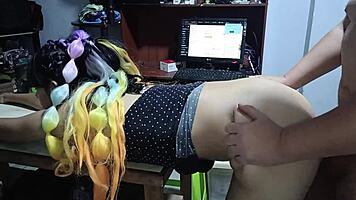 Secretary applies for job and boss fucks her to secure the position