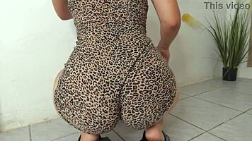 indian big ass woman doing naked workout gymnastics and yoga camel toe pussy in 4k