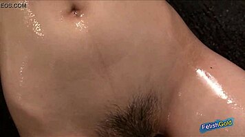 Japanese Brunette With Hairy Pussy Enjoys Hot Shower!