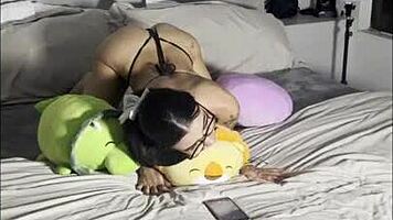 Mya Petite Latina Teen Feels Nervous Yet Aroused in BTS Casting Session