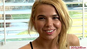 an old man passionately assfucks a young blonde teen