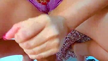 Feeling the intense pleasure as pink college girls rub their wet pussies to orgasm