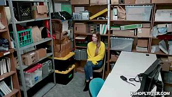 big tits teen gets rammed on the table like a spreadeagle